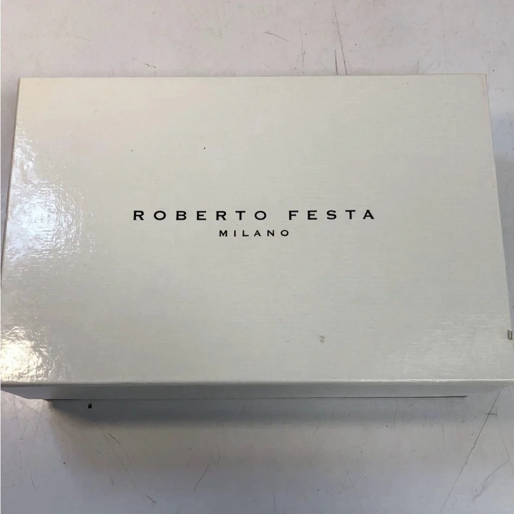 Roberto Festa Leather Black Heels Made in Italy
